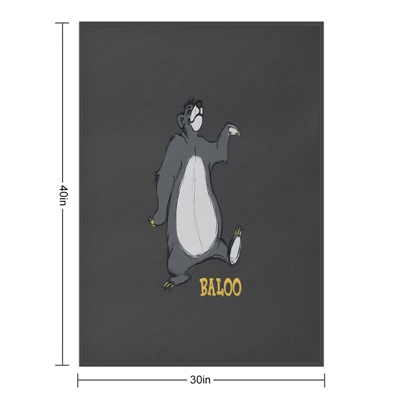 Baloo Plush Throw Blanket