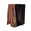 Ombre Wool Silk Throw Blanket - Cocoa