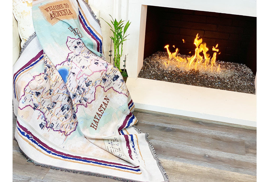 Journey to Armenia Throw/ Blanket