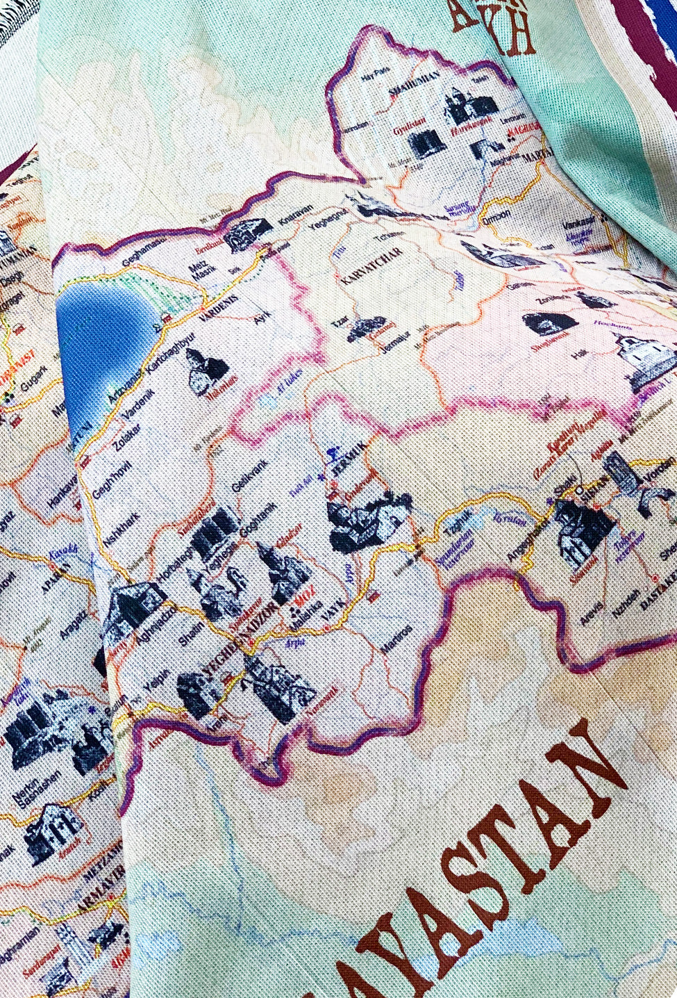 Journey to Armenia Throw/ Blanket